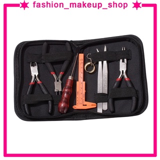 [makeup] Kit de herramientas para hacer joyas, alicates cortadores de alambre con