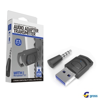 Para PS5/Para PS4/PC Bluetooth compatible Transmisor De Audio Con Adaptador De Auriculares Inalámbricos Receptor Con Micrófono Hierba