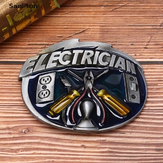 sanlitun vintage hombres electricista herramienta vaquero aleación cinturón hebilla ajuste 1.5 pulgadas ancho cinturón nuevo venta caliente