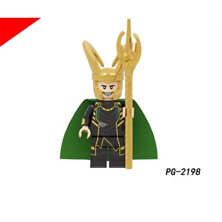 Lego minifiguras Loki Iron Man Hulk Deadpool superhéroe bloques de construcción juguetes (4)