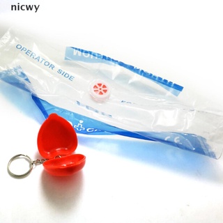 nicwy cpr máscara facial cpr escudo facial mini caso cpr mini kit para primeros auxilios entrenamiento mx