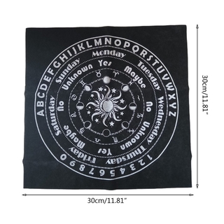 yyu 30x30cm arte pagano mantel de tela de Altar de adivinación juego de tarjeta de la almohadilla del péndulo tabla de la cubierta de la mesa (2)