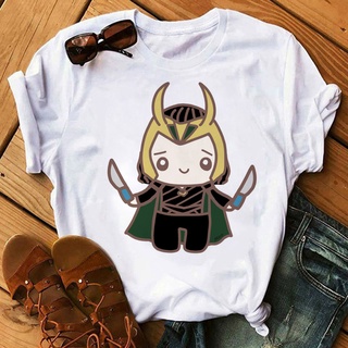 Las Mujeres De Dibujos Animados TVA Blusa Gráfica Disney Marvel Camisetas Dios De La Travesura Loki Camiseta Divertido Anime Harajuku Femenina (2)