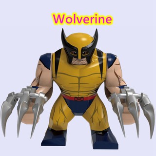 marvel x-men minifiguras compatibles con lego wolverine bloques de construcción bebé juguetes educativos para niños regalo de cumpleaños (2)