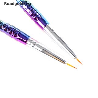 Roadgoldstar 3Pcs/Set Nail Art Fine Liner Painting Pen Brushes Nail Art Tools Mermaid Brush WDST