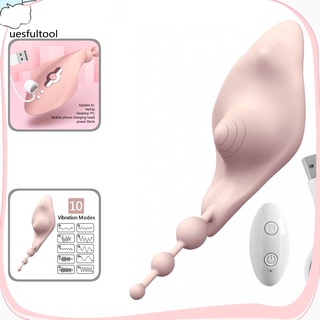 [Ue] Rechargeable Female Masturbator Clitoris Stimulator Vibrator Egg Deep Penetration for Adult Women
