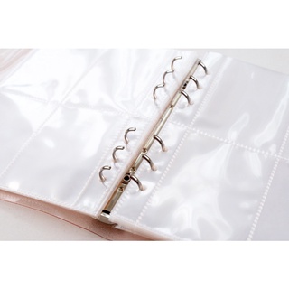 3-inch Transparent Glittering Large Capacity 6-hole Loose-leaf Insert into the Album (8)