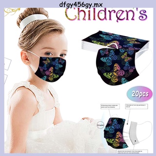 Children's Mask Disposable High Quality Mask Industrial 3Ply Earhook 20PC(dfgy456gy.mx)