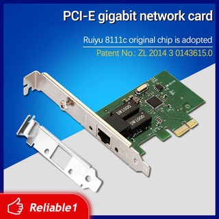 Confiable Tarjeta De Red Mx 100/1000Mbps Gigabit Ethernet PCI Express-E 10/1000M RJ-45 RJ45 LAN Adaptador Convertidor Controlador