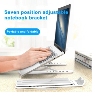 Hueco de aleación de aluminio antideslizante con bolsa de almacenamiento en casa oficina Multi ángulo para escritorio portátil soporte