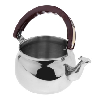 Silbador hervidor de acero inoxidable jugo de café tetera tetera utensilios de cocina plata