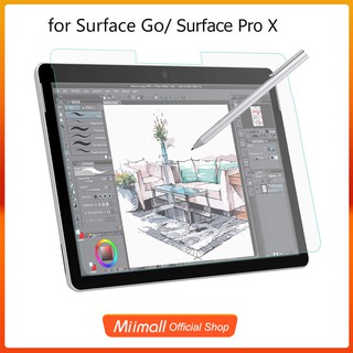 Miimall Microsoft Surface Go/Surface Pro X - película de papel de dibujo (Surface Pro 7/6/5/4/Surface Pro LTE, Anti reflexión)