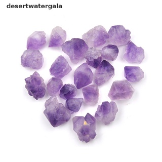 desertwatergala 5pcs natural púrpura fluorita cuarzo cristal piedra áspera pulida grava espécimen dwl