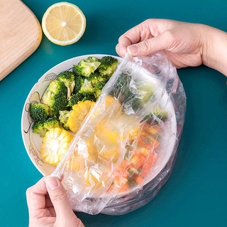 Bolsas de mantenimiento fresco 100 bolsas de sellado de alimentos cubierta elástica elástica ajustable cuenco tapas universales envoltura de cocina fresco mantener (3)