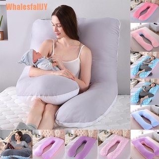 (WhalesfallJY) Large Bicolor U-Shaped Pregnancy Pillow With Full Body Support