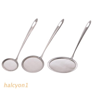 halcy 1pc de acero inoxidable de malla fina de aceite colador de harina filtro colador herramienta de cocina