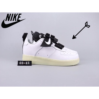 Nike AIR FORCE 1 UTILITY QS Nike bajo Tops zapatos 4 colores Nike AF1 Kasut Unisex zapatos