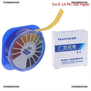 {treewaterone}5m 0-14 Roll PH Alkaline Acid Indicator Test Paper StripsWater Urine Saliva Soil (1)