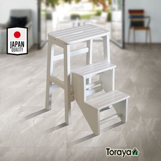 Toraya - escaleras plegables minimalistas de madera para cocina comedor SCh-60 WH