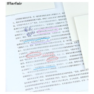 [Iffarfair] Transparent sticky notes with scrapes stickers sticky simple Self-Adhesive Paper .