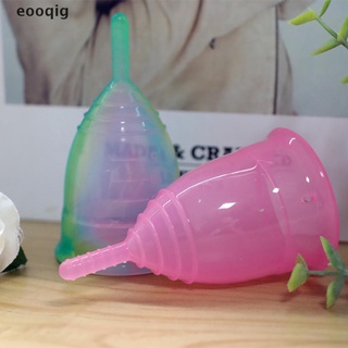 eooqig multicolor suave copa menstrual de silicona femenina higiene período taza reutilizable mx