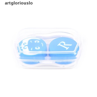 artgloriouslo Random Transparent Portable Contact Lens Case Storage Box Holder Container .