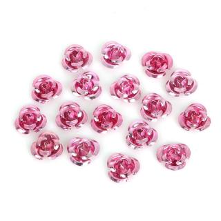 100 pzs cuentas espaciadoras de aluminio/flores/rosas/6mm/8mm/12mm para pulsera (6)