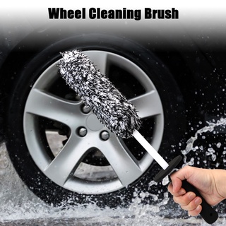 cepillo de neumáticos de rueda de lavado de coche mango antideslizante removedor de polvo cepillo de limpieza de coche herramientas de limpieza universal
