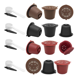 croom 3 filtros recargables para cafetera nespresso (multi)
