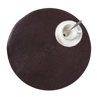 Manteles individuales de mesa redonda resistentes al calor antideslizantes lavables mantel individual