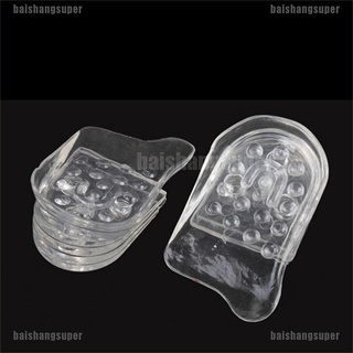 ba1mx 1 par de 5 capas de plantillas de gel de silicona para aumentar la altura de elevación almohadillas de zapatos 210831