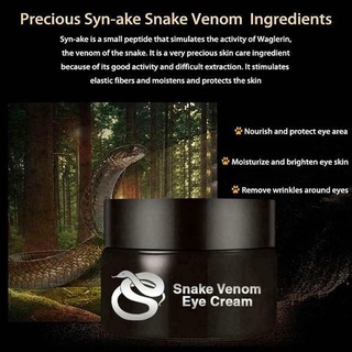 30g serpiente veneno péptido crema de ojos levantamiento y reafirmante crema de ojos antiarrugas q7x9 (8)