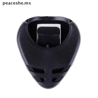 【well】 1/5Pcs Plactic guitar pick plectrum holder case box heart shaped parts MX
