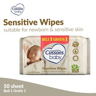 Cussons baby sensitive toallitas 50's comprar 1 obtener 1