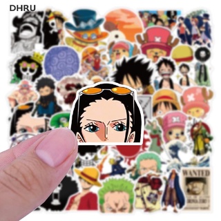 dh 50PCS Anime One Piece Cartoon Guitar Waterproof DIY Car Bike Travel Sticker mx