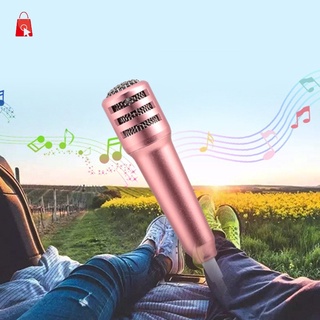 Caliente Portátil Estéreo Estado Micrófono KTV Karaoke Mini Para Teléfono Móvil PC CRD