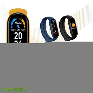 M6 Smart Bracelet Watch Fitness Tracker Heart Rate Blood Pressure Monitor Color Screen Smart Bracelet For Mobile Phone snowball