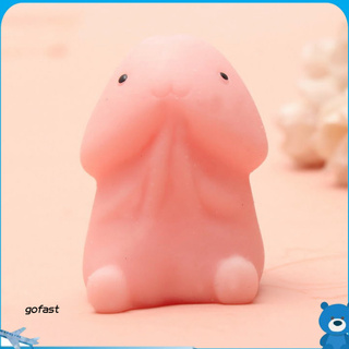 gofast divertido juguete alivio del estrés imitación glans forma tpr exprimir lindo juguete de curación para regalo