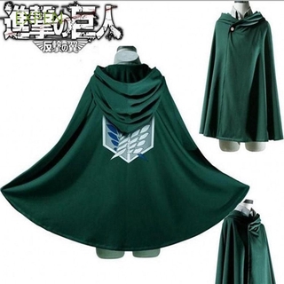 expen hombres anime ropa mujeres verde sudadera con capucha ataque en titán capa moda scouting legión japonés shingeki no kyojin cosplay disfraz/multicolor