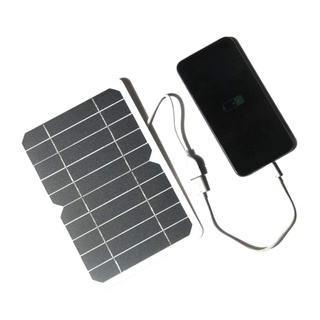 claudia111 5w 5v puerto usb multiusos panel solar al aire libre camping senderismo cargador de teléfono (7)