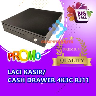 Eppos Cash cajón 4K3C 37 X 33 cm + RJ11/dinero cajón tienda caja registradora