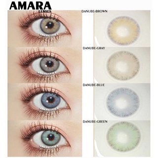 AMARA lente danubio serie lentes de contacto cosméticos lentes de color para ojos uso anual