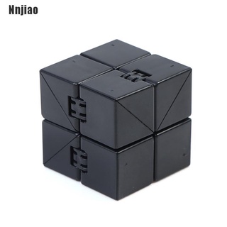 nnjiao~ cubo mágico infinito dedo juguete oficina flip rompecabezas cúbico alivio del estrés cubo