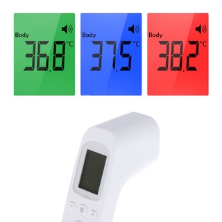 termómetro infrarrojo digital sin contacto frente bebé adulto temperatura corporal