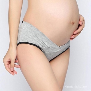 🙌 Maternidad Capri pantalones de talle bajo algodón maternidad para mujeres embarazadas más el tamaño de Color sólido ropa de embarazo TAHu (9)