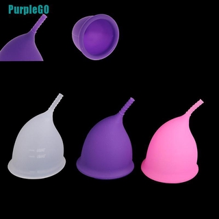 [GO] tazas menstruales reutilizables de silicona suaves plegables para higiene femenina