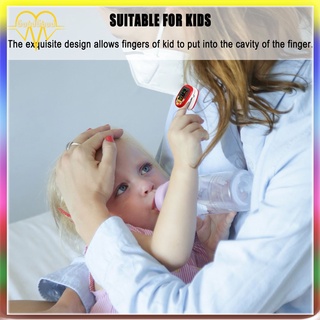 Mini oxímetro recargable TFT pantalla para niños oxímetro de oxígeno en sangre y punta de dedo/monitor de salud para niños (4)