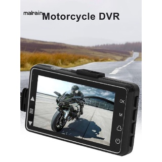 [Ma] Portátil Dashcam 720P cámaras duales grabadora de conducción DVR monitoreo de estacionamiento para Motocross (7)