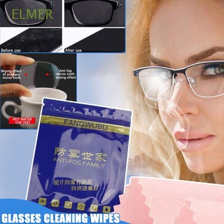 ELMER Practical Lens Clothes Durable Eyewear Accessories Anti-fog Glasses Cloth Professional Texile Without Traces Cleaning Vision protection Home Cleaning Cloth/Multicolor