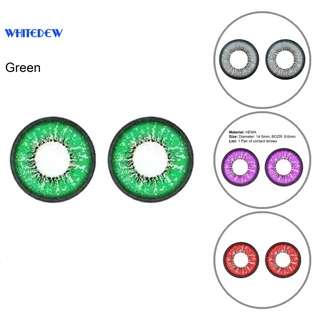 whitedew lentes de contacto multicolores/cosméticos para ojos/lentes de contacto/buena permeabilidad de oxígeno para niñas
